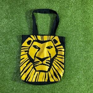 Vintage Disney The Lion King Black Tote Bag